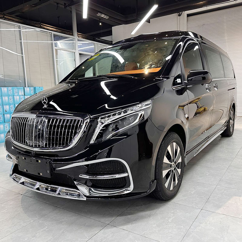 奔驰高顶威霆商务车 双门爱马仕橙航空座椅